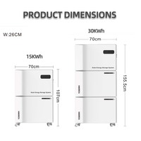 Système de Stockage d'Énergie Tout-en-un (ESS) 15 kWh 51,2 V - 200 A LiFePO4, Sortie 11 kW 230 V, Double MPPT 160 A pour Charge Solaire Rapide
