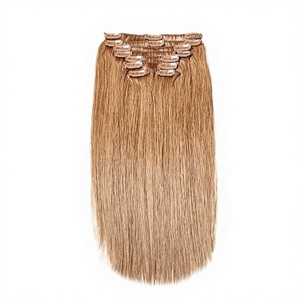 ISWEET Cheveux Humains Vierges Brésiliens Remy Double Trame Style Personnalisé Ondulé Profond Bouclé Extension à Clip Traitement à la Machine Cuticule Intacte - Product Image 1