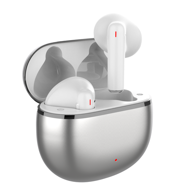New Materl Factory-made Zinc Alloy Metallic Finished Wireless Earphones Instant Connection HI-FI Sound Auriculares Inalambricos