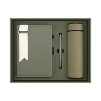 Ensemble cadeau de stylo exécutif et thermos isotherme de 12 oz dans un coffret cadeau haut de gamme, carnet en cuir A5, excellent cadeau pour les affaires, l'école, la maison
