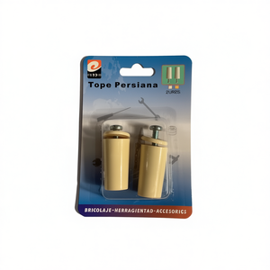 Tope Persiana 2 Pezzi Beige in Plastica con Installazione a Vite per Finestra Fai da Te - Product Image 2