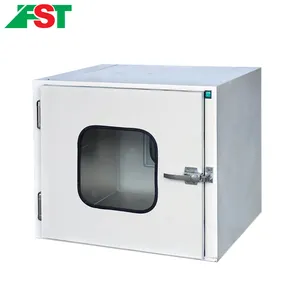 Customized Uv Pass Box Air Purification System Cleanliness Efficiency 99.99% Air Shower Type Pass Box For Clean Room