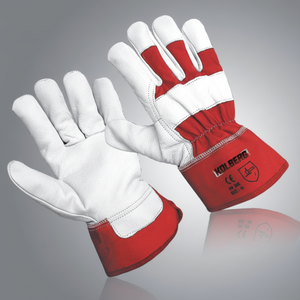 Guantes de aparejo canadienses de cuero de alta resistencia para trabajo manual Guantes de aparejo canadienses de protección para exteriores - Product Image 1