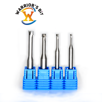 Outils CNC de fraise en bout à trois dents en carbure de guerrier pour aluminium revêtu de diamètres de tige de 6mm 8mm 10mm Support OEM et ODM