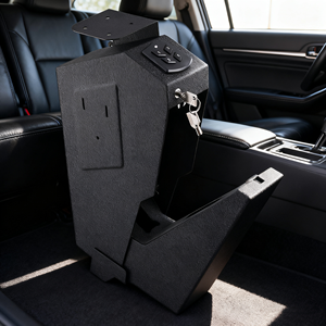 घरेलू सुरक्षा के लिए कुंजी लॉक और इलेक्ट्रॉनिक पासवर्ड एंटी-चोरी सदमे-प्रतिरोधी दीवार से लैस मिनी बॉक्स - Product Image 6