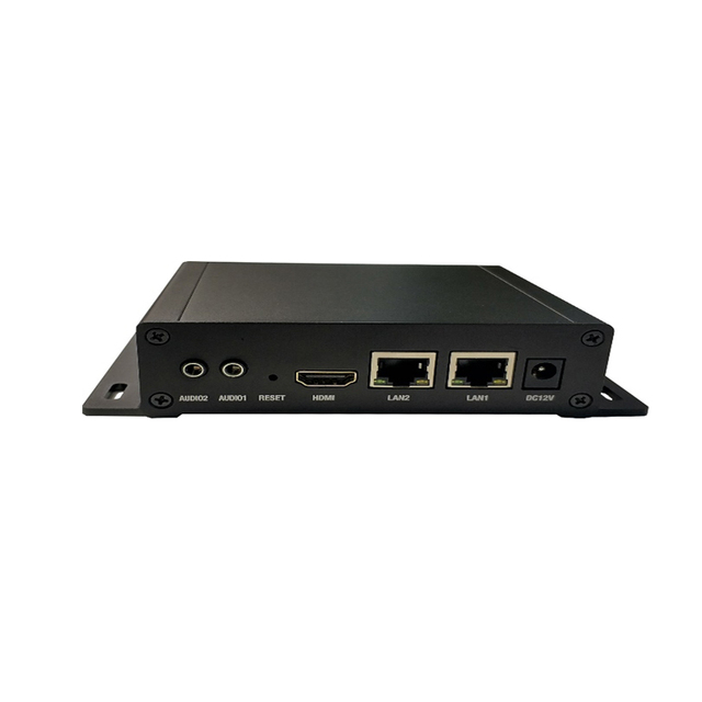 H.265/H.264 4K for Video Encoder & 8-Channel for Decoder IP Transcoder with RJ45 for (Metal)