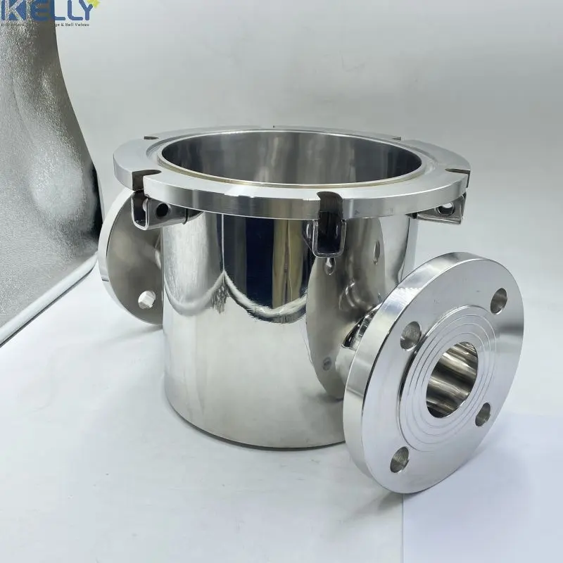 Flange connect Permanent Inline or Pipeline Magnetic Separators Magnetic Strainer Filter Magnet for Liquid and Pasty Products