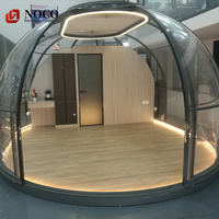 Tente dôme géodésique transparente, imperméable, insonorisée, de haute qualité, facile à installer, pour événements extérieurs, camping, glamping, maison bulle