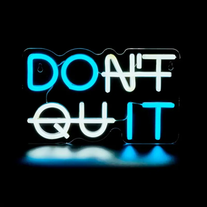 1pc plaque arrière <span class=keywords><strong>LED</strong></span> néon décoratif ne pas quitter, lumières murales décoratives polyvalentes, interrupteur de ligne 5V alimenté par USB - Product Image 4