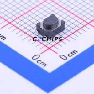 PTS810SJM250SMTRLFS Tactile Switch SMD Switch Single Pole Single Throw Round Button 1.6N Vertical Mount - Product Image 1