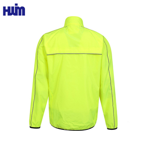 Vestes imperméables fluorescentes haute performance avec poche manteau de pluie de randonnée personnalisé ciré ouvert <span class=keywords><strong>veste</strong></span> imperméable pour hommes - Product Image 6