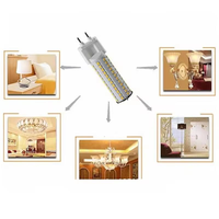 Ampoule LED de remplacement pour halogénures métalliques, culot bi-pin G12 G8.5, 8W 10W 15W, remplacement CDM-T, AC100-277V, certifiée UL