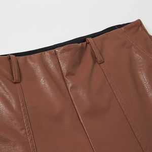 Nuovi Leggings in Pelle da <span class=keywords><strong>Donna</strong></span> dal Design alla Moda, <span class=keywords><strong>Pantaloni</strong></span> Casual <span class=keywords><strong>per</strong></span> <span class=keywords><strong>Moto</strong></span> e Bici, Vestibilità Slim - Product Image 4