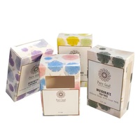 Boîtes d'emballage de savon imprimées sur mesure en gros, boîte de savon en papier kraft écologique avec logo