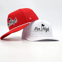 Nouvelle Mode Casquette de Sport Golf Imperméable en Polyester à 5 Panneaux avec Logo Patch PVC Personnalisé, Découpe Laser Perforée pour Papa, Casquette de Baseball à Corde