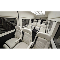 Siège VIP de luxe pour conducteur et passager Mercedes Sprinter 2018 avec petite chaise pliante, revêtement en cuir épais pour Sprinter