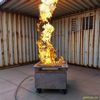 Simulateur de flamme de générateur de feu réel pour l'équipement et les accessoires de lutte contre les incendies
