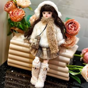 Muñeca BJD de 30 cm con temática de bosque, escala 1:6, conjunto completo de ropa, hermosa muñeca princesa para niñas, juego de simulación y regalo de colección. - Product Image 1