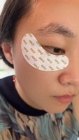Patchs de gel pour les yeux imprimés avec logo personnalisé Patchs hydrogel pour les yeux pour peau sèche Rides Cernes Soins de