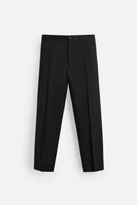 Pantalon formel slim fit noir sur mesure pour homme 2025, adapté à un usage quotidien au bureau, style urbain européen et américain - Product Image 3