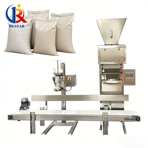 Máquina de envasado de gránulos y granos, la más vendida, selladora de bolsas para alimento de pescado y aves, máquina de llenado y envasado de cebada con sellador de arena - Product Image 1