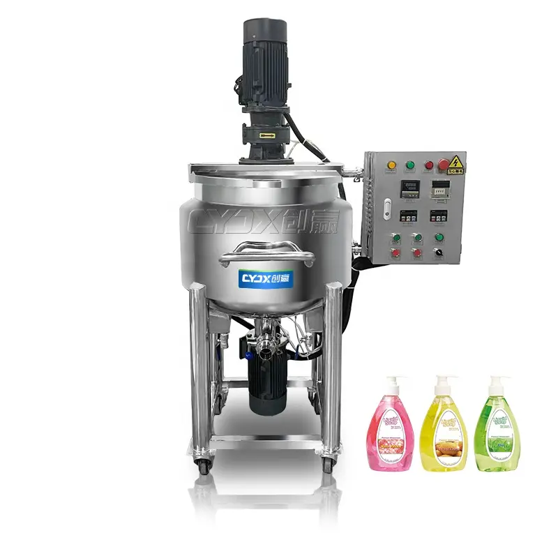 Cyjx Sus316 Hopper Cosmetica Mixer 100l Planetaire Centrifugaal Mixer Mengen En Ontschuimen 250W Industriële Mix Tank 20l