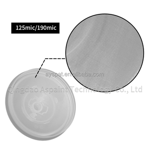 200cc, nắp đậy và lót kit, tiêu chuẩn, 125 micron lọc, màu đen, trong suốt dùng một lần súng phun cup - Product Image 5