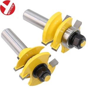 Bộ 3 mũi phay gỗ bằng thép vonfram cacbua, đầu tròn 1/2 inch, dùng cho cửa và tấm panel - Product Image 6