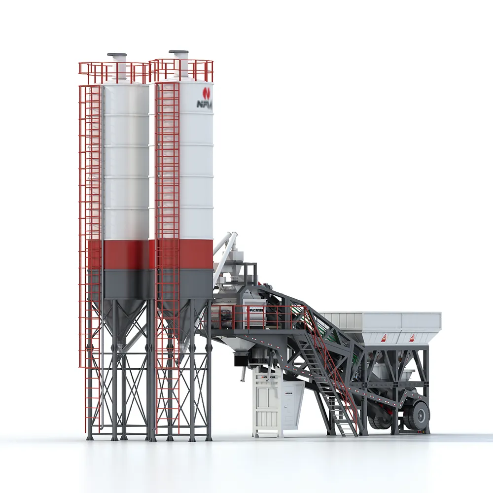 High quality low price product mobile concrete batching plant on sale