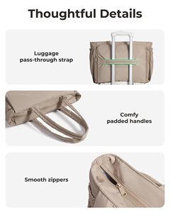Sac fourre-tout à bulles gonflables pour femmes, sac de sport de 22 L pour gobelet de 40 oz, sac à main de travail pour voyage, yoga, collège - Product Image 5