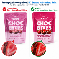 YOUYI Sachet Doypack personnalisé imprimé en héliogravure pour aliments pour animaux de compagnie, anti-perforation, haute barrière, refermable, conforme FDA