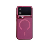 Casing Ponsel Magnetik Matte untuk Xiaomi 17 Pro Anti Benturan Dua Warna Pelindung Penutup Belakang Mendukung Pengisian Daya Nirkabel