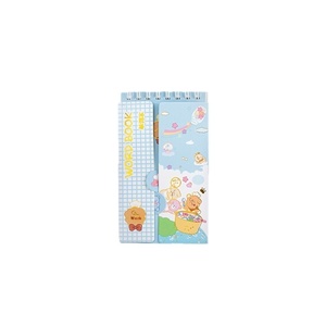 Cuaderno en espiral A7 portátil creativo, libro de palabras en inglés con encuadernación térmica, cubierta de papel de <span class=keywords><strong>memoria</strong></span>, diario de ejercicio y registro de bobina - Product Image 1