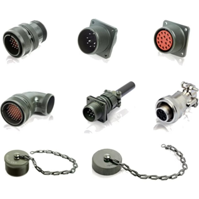 MS3106A High Quality 32-20P Panel Mount Connector Durable Aluminum Shell Reliable Pin MIL Spec IP67 Rated Olive Green Defense