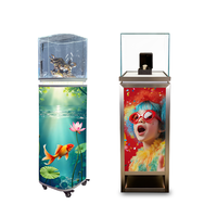 Écran LED personnalisé en forme de cube, colonne LED, vitrine pour bijoux, écran LED pour magasin de bijoux, écran LED intérieur
