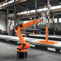 Machine de soudage Laser de Fiber de plaque d'oreiller d'acier inoxydable de bras Robot automatique de KUKA