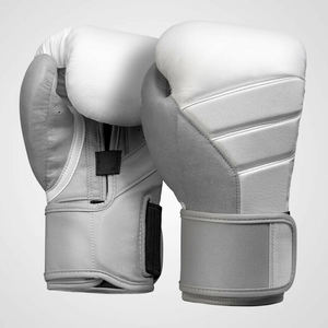 Gants de boxe en cuir PU personnalisés pour l'entraînement au Sanda/Kick Boxing avec fermeture, protection UV, sangle de poignet réglable - Product Image 3