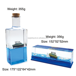 Offre Spéciale : <span class=keywords><strong>Bateau</strong></span> Acrylique Modèle Iceberg, Ornement Flottant en Forme de <span class=keywords><strong>Bateau</strong></span> de Croisière, Bouteille à Fluide, Presse-papier Liquide, Jouet de Bureau, <span class=keywords><strong>Bateau</strong></span> en Acrylique - Product Image 5