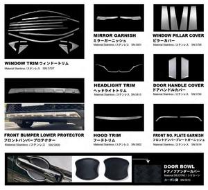 OEM Exterior Interior <strong>Car</strong> Accessories Set <strong>for</strong> Honda Vezel Door <strong>Handle</strong> <strong>Window</strong> Pillar Cover Hood Trim - Product Image 2