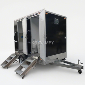 Nouvelle conception 2025 de toilettes portables pour handicapés, remorque de toilettes mobiles avec douche - Product Image 2