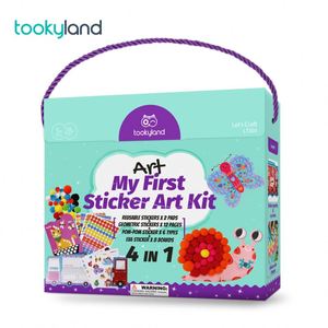 Autocollants stéréoscopiques 3D faits à la main, sac de matériel eva autocollants pour enfants formation à la concentration puzzle couches d'autocollants - Product Image 1