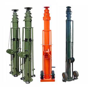 Mástil Retráctil de 8 m (26 pies) con Manivela Manual, Mástil Telescópico Antiviento de Operación Manual - Product Image 4