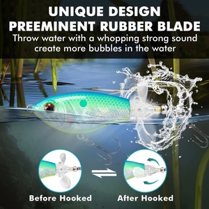 Hot Sale 3 teile/satz Salzwasser Fishing Poppers Angel köder für Bass <span class=keywords><strong>Crank</strong></span> Popper Köder Fishing Popper Köder - Product Image 3