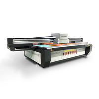 Impresora led de cama plana para vidrio, máquina de impresión de láminas de metal y madera, modelo Gen6 head uv 3220 de gran formato