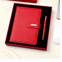 Ensemble Cadeau Luxe 2026 de Carnets Personnalisables avec Impression de Logo, Agenda en Cuir PU Rigide, et Stylo – Idéal pour Entreprises