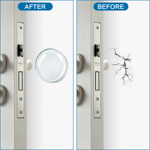 Self Adhesive PU <strong>Door</strong> Bumper Round <strong>Door</strong> Stopper Sticker 40x8mm 6 Pcs Anti Slam Wall Protector Noise Silencer <strong>Door</strong> Damper Pad - Product Image 3