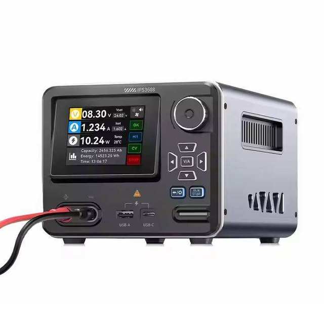 FNIRSI IPS3608 Adjustable DC Power Supply 36V 8A 285W Lab Bench Power Supply Voltage and Current Regulator USB Type-C Interface