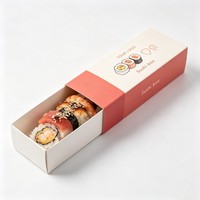 Boîte à sushi biodégradable, emballage alimentaire à emporter, conteneur alimentaire biodégradable, boîte à sushi de qualité alimentaire, boîte à emporter pour la restauration rapide