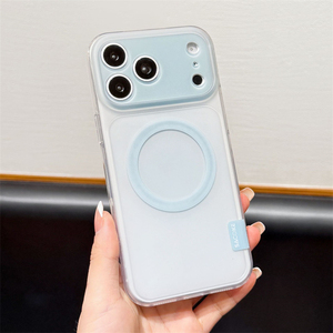 เคสโทรศัพท์มือถือแบบแม่เหล็กไล่เฉดสีด้าน สำหรับ iPhone 17 14 15 16 Pro Max รองรับการชาร์จไร้สาย ป้องกันการกระแทก - Product Image 1