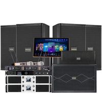 Système audio professionnel Bekboes avec enceintes pleine gamme 10, 12 et 15 pouces pour karaoké à domicile